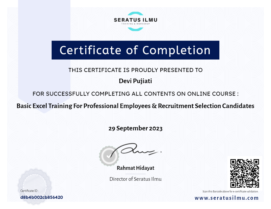 Basic Excel Training For Employees & Jobseekers
