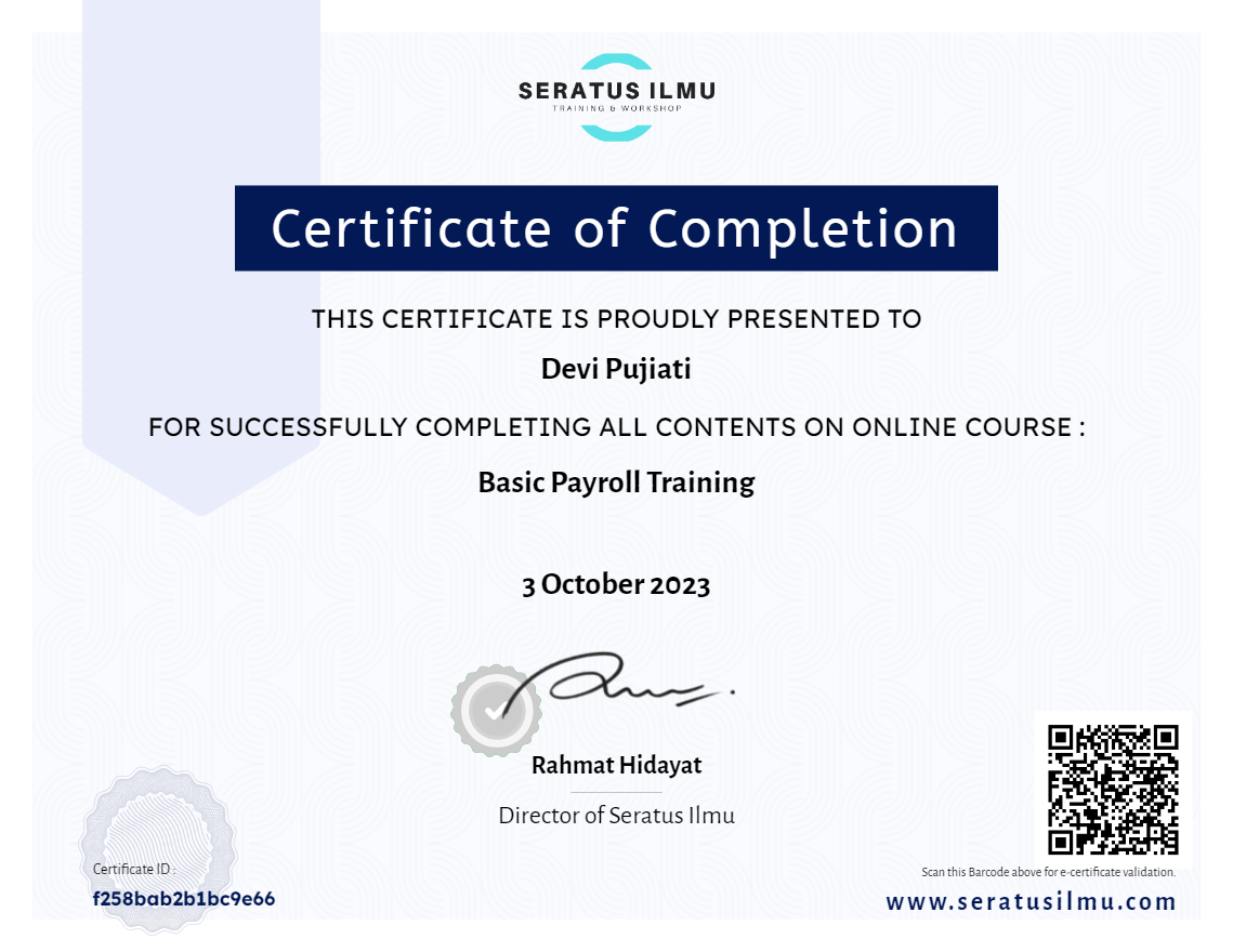 Basic Payroll Training