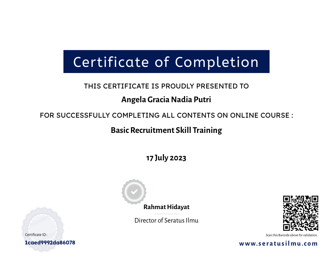 Basic Recruitment Skill Training