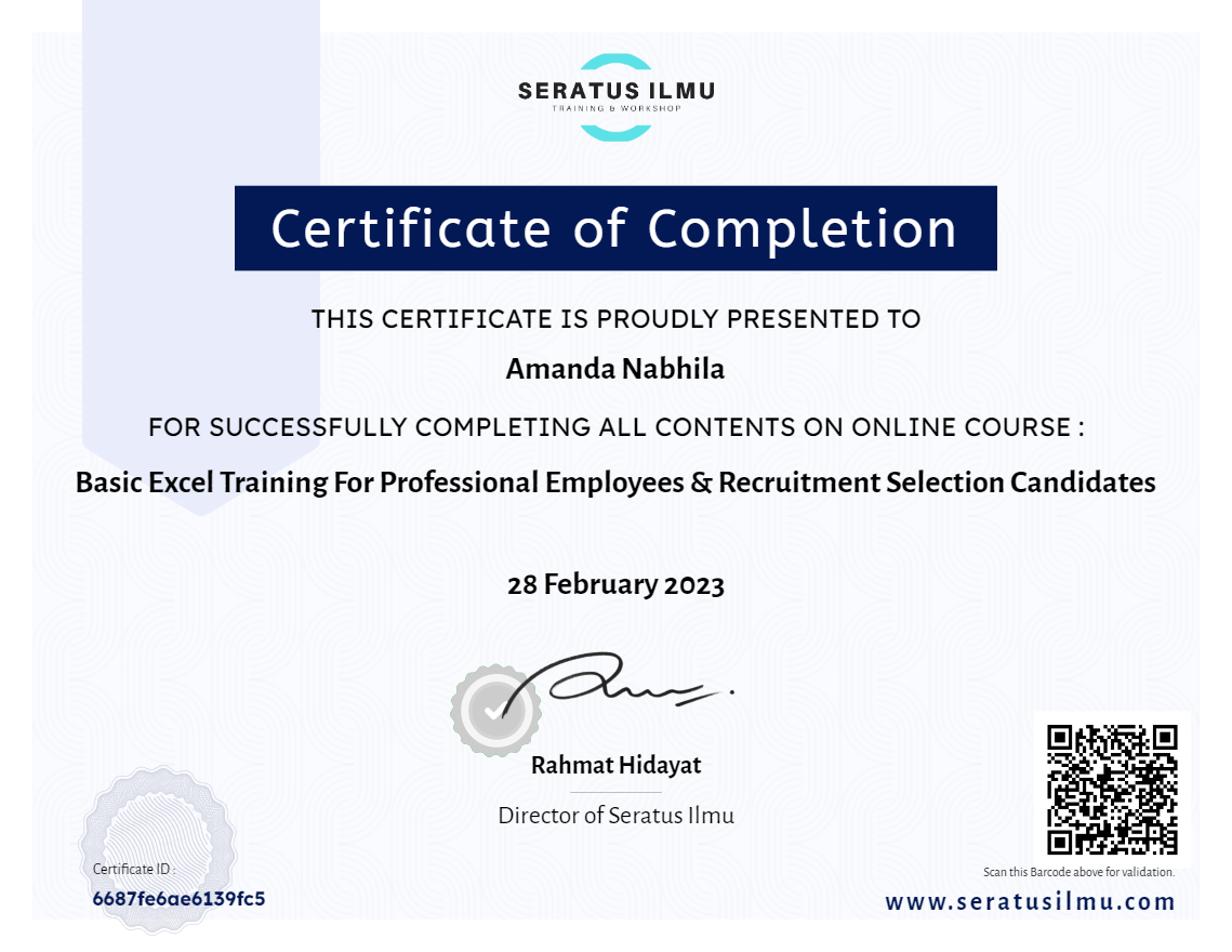 Basic Excel Training For Employees & Jobseekers