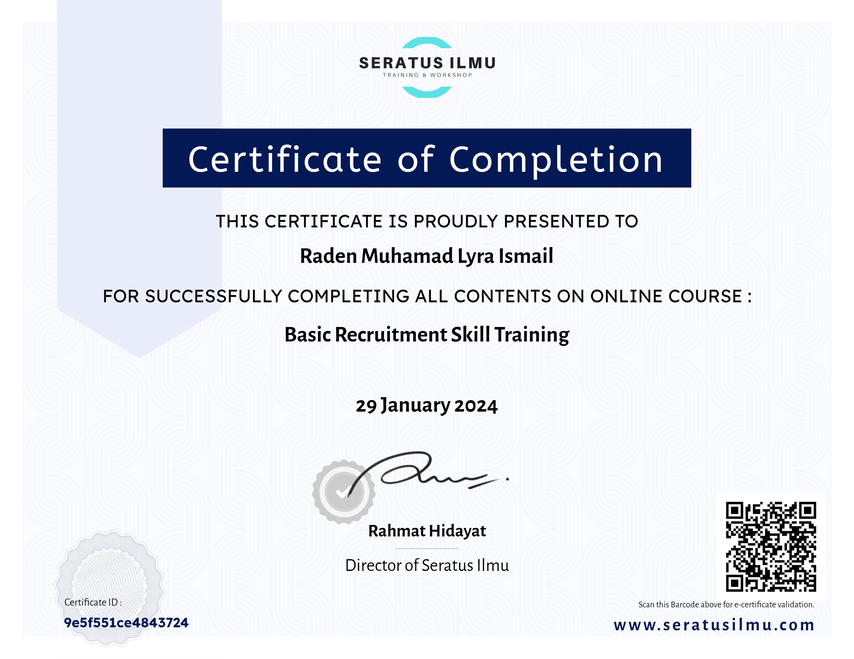 Basic Recruitment Skill Training
