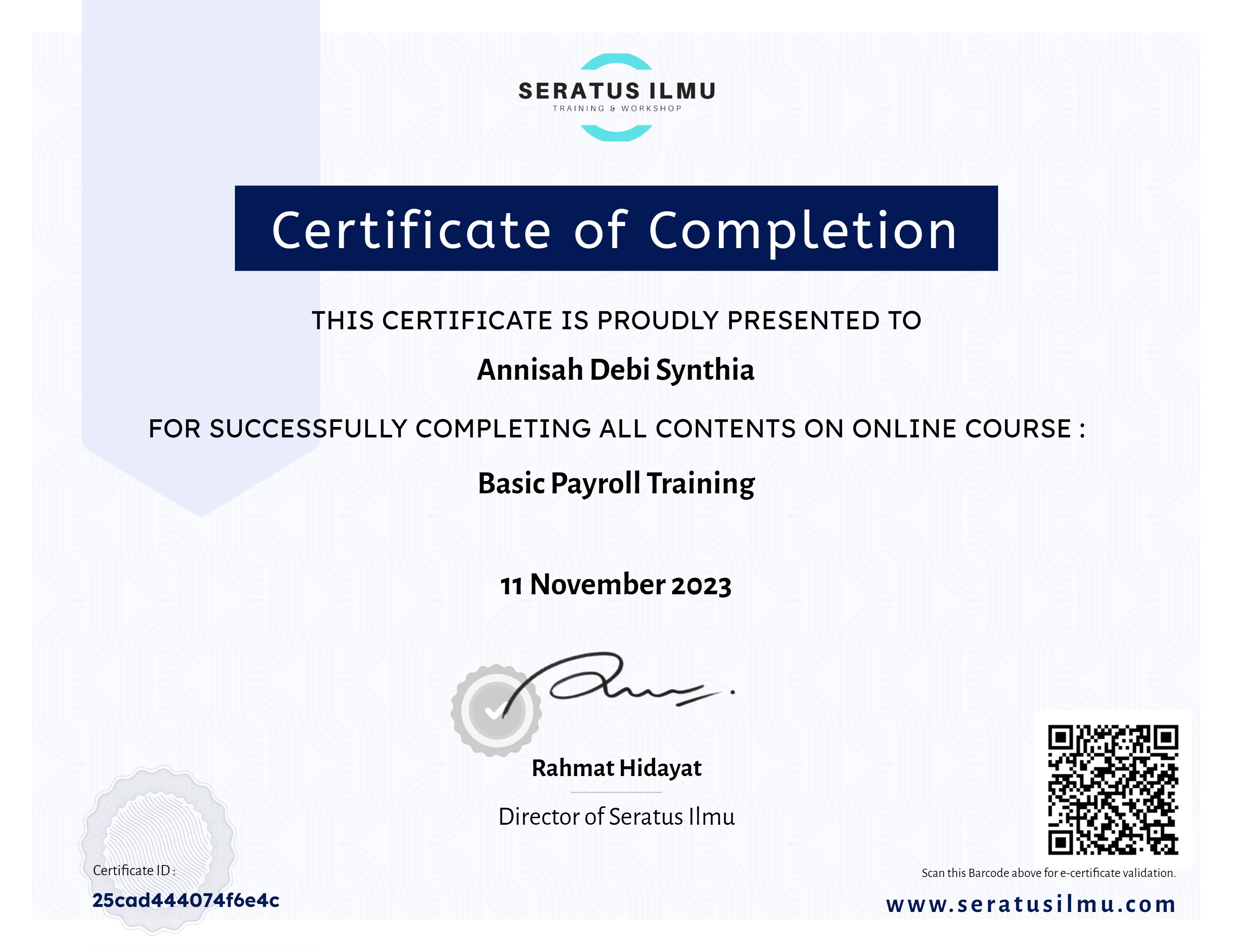 Basic Payroll Training