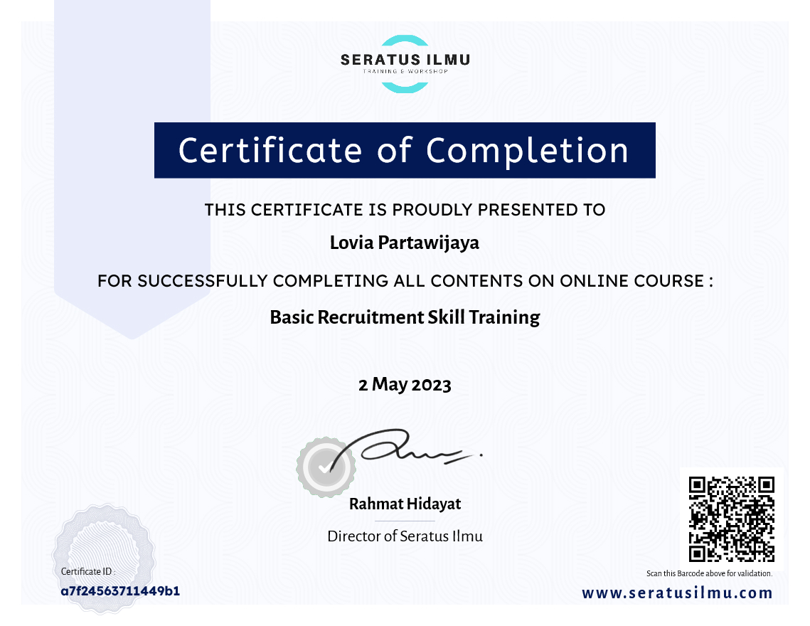 Basic Recruitment Skill Training