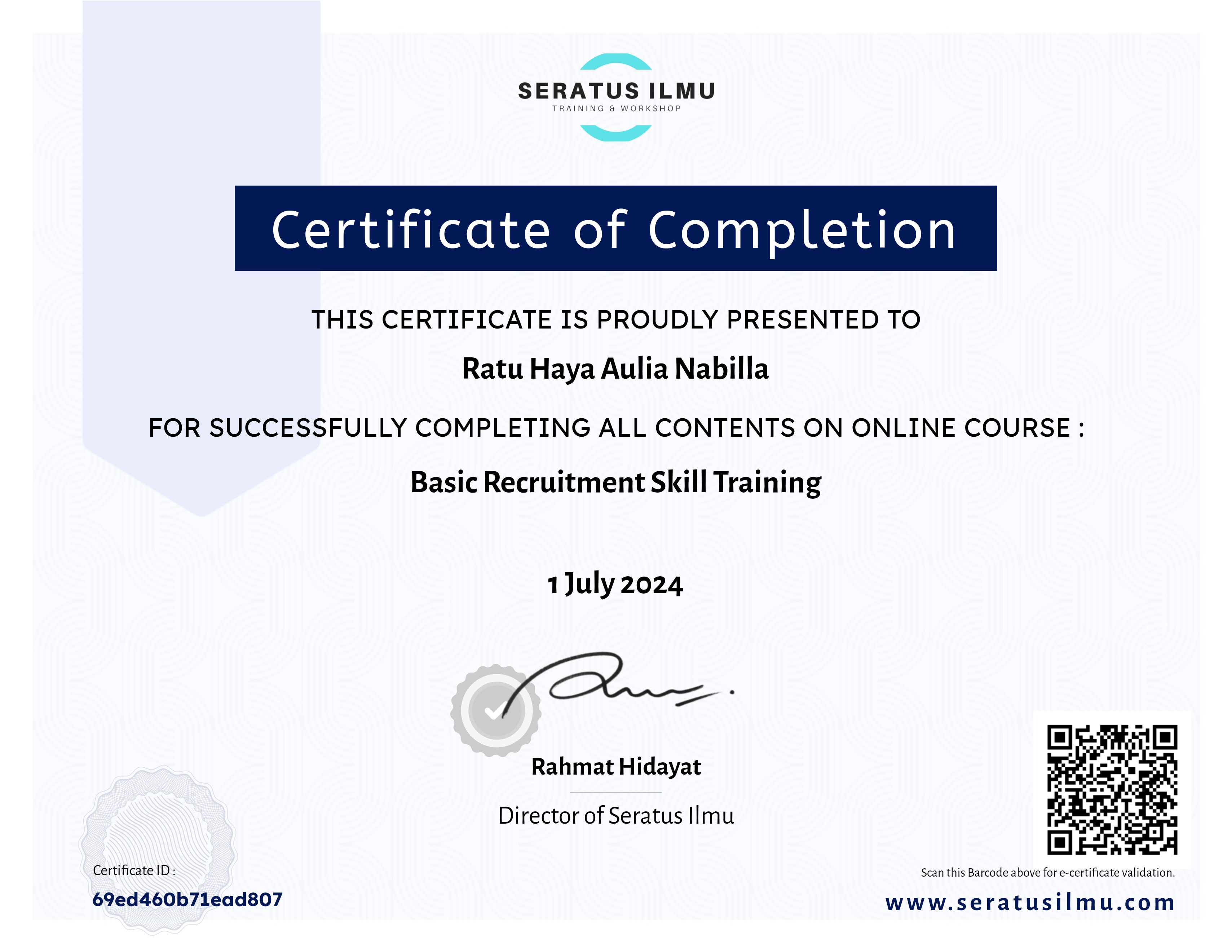 Basic Recruitment Skill Training