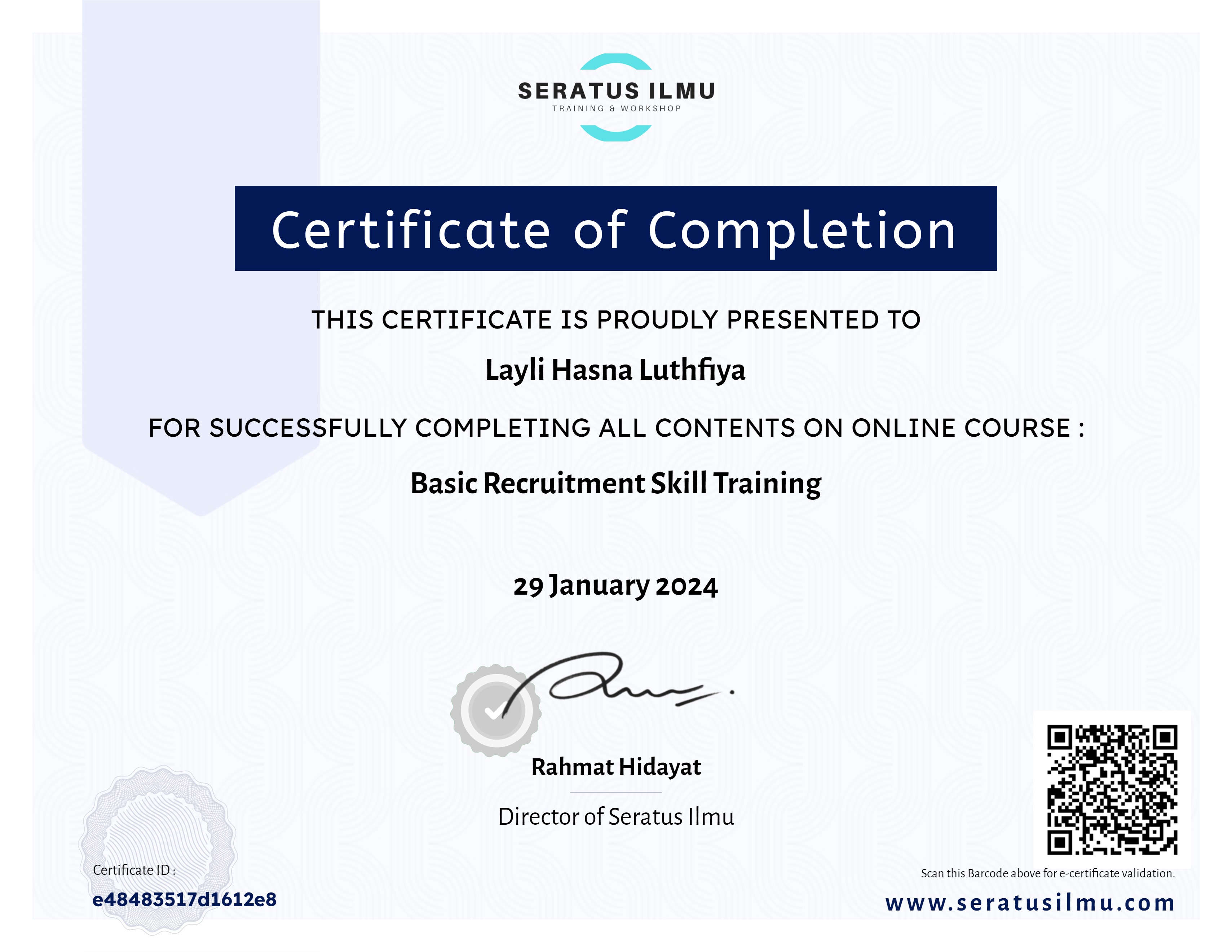 Basic Recruitment Skill Training